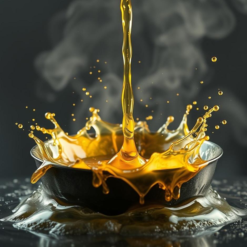Dream : Oil splashing while frying in a dream