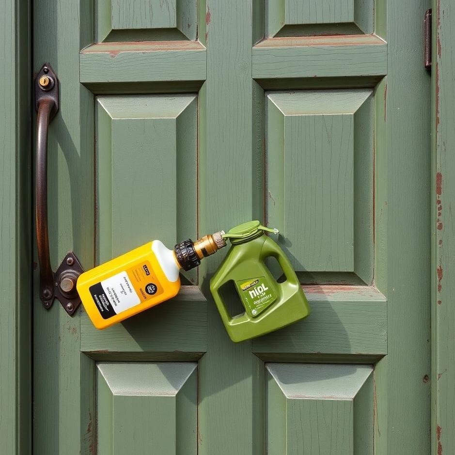 Dream : Oiling the door