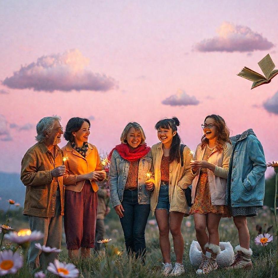 Dream : Old and new school friends in a dream