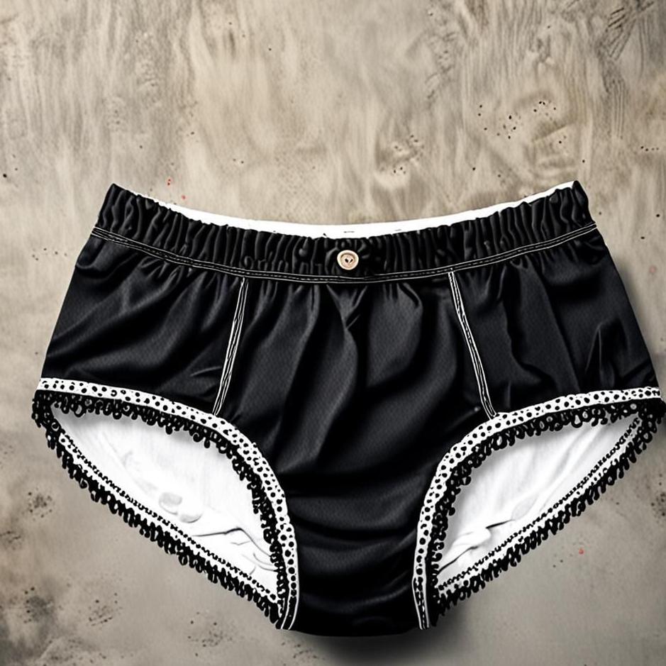 Dream : Old black panties in a dream