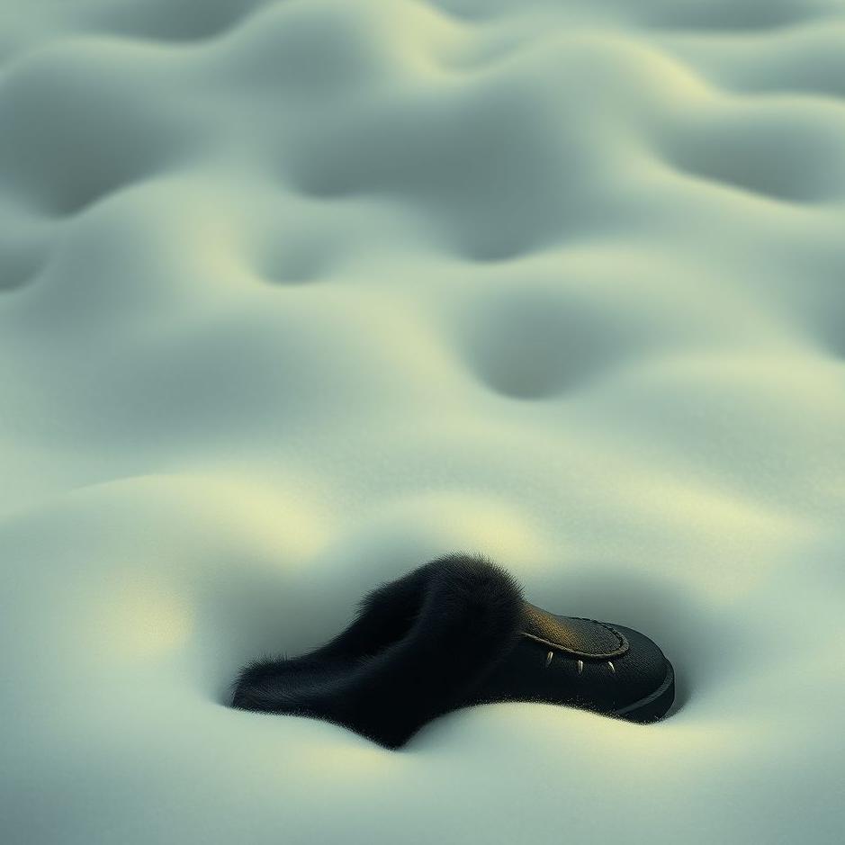 Dream : Old black slippers in a dream