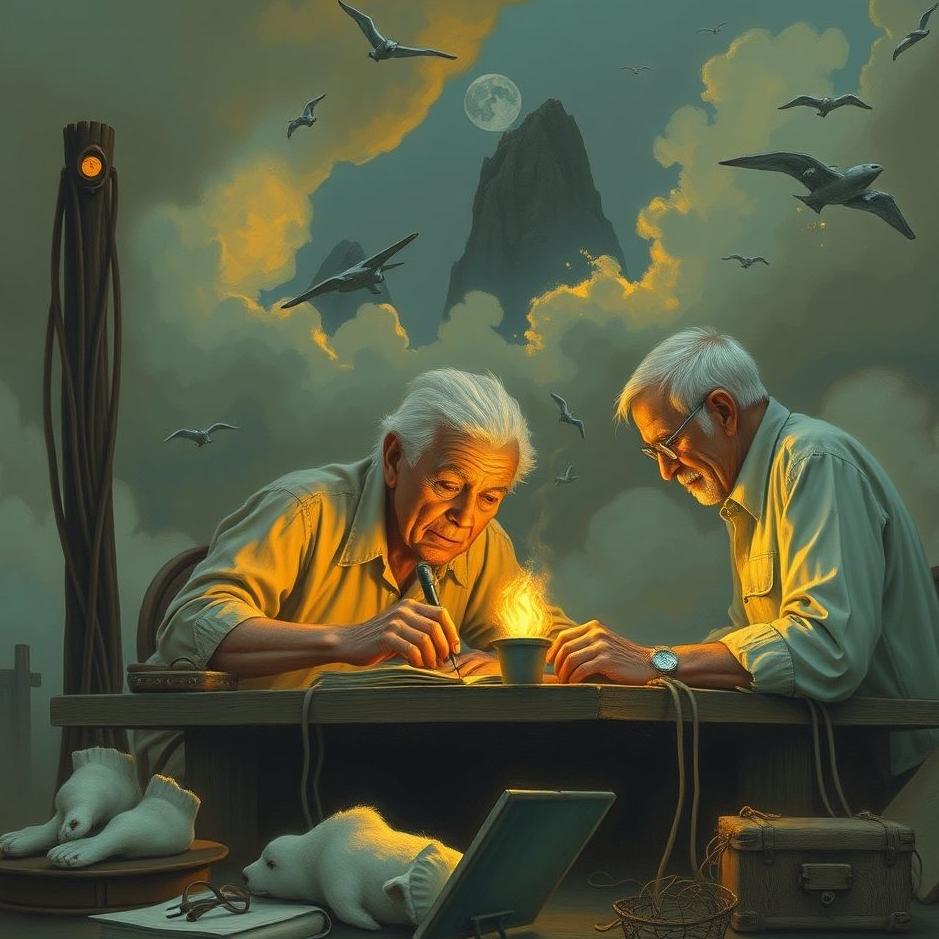 Dream : Old friends at work in a dream