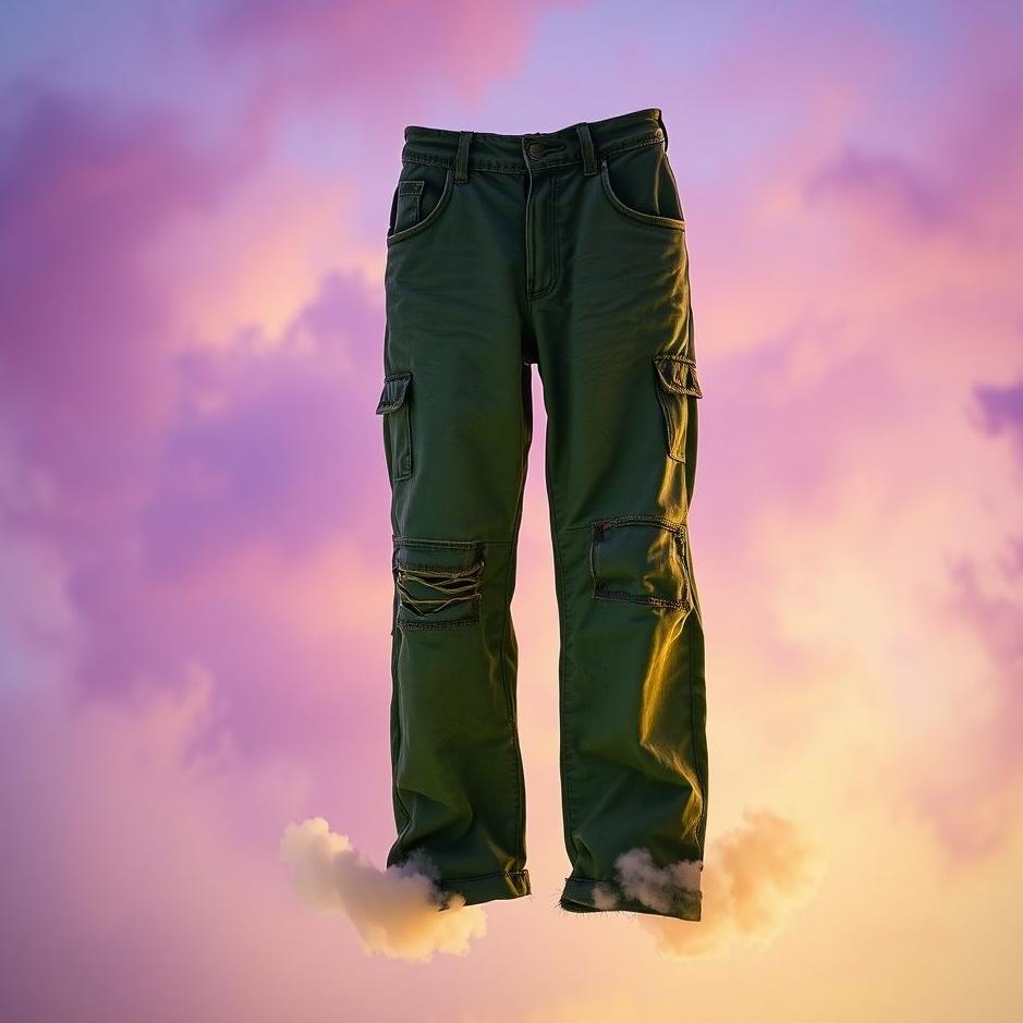 Dream : Old green pants in a dream