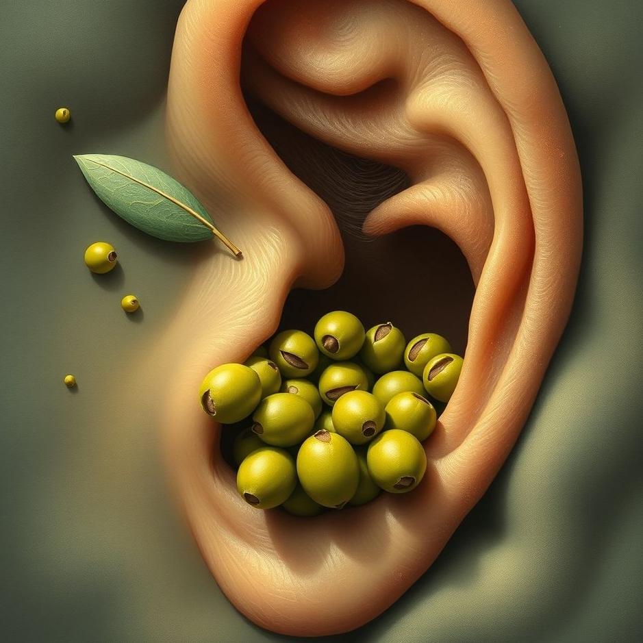 Dream : Olive seeds coming out of the ear in a dream
