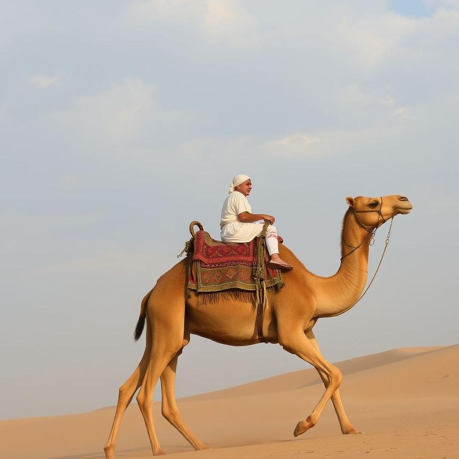 Dream : On a camel in a dream