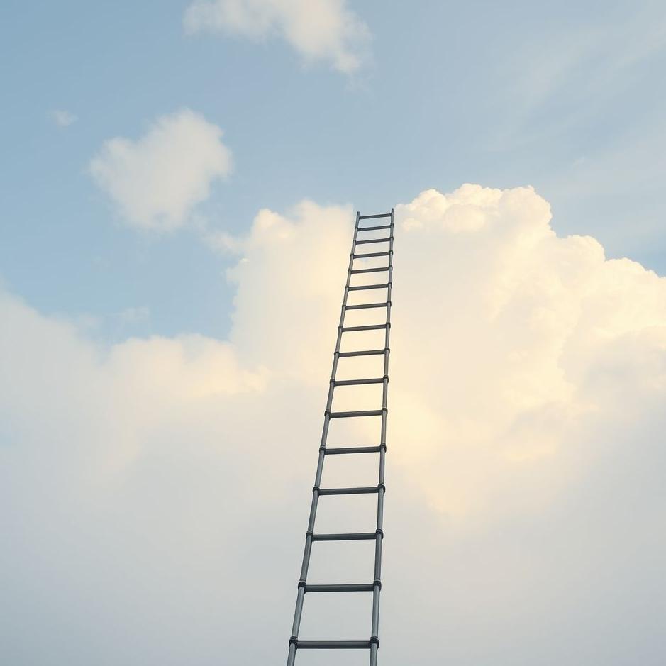 Dream Dictionary : On a high ladder in a dream