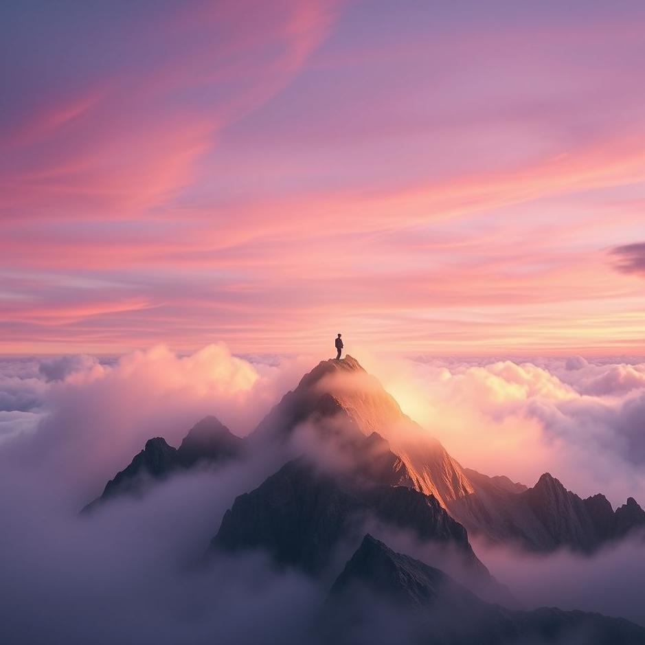 Dream : On a mountain in a dream