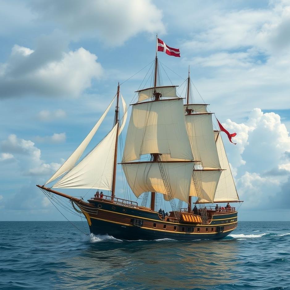 Dream : On a rocking ship in a dream