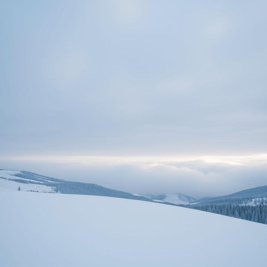 Dream : On top of the snow in a dream