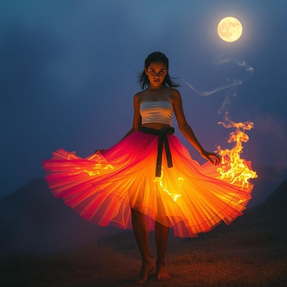 Dream Dictionary : One's skirts catch fire in a dream