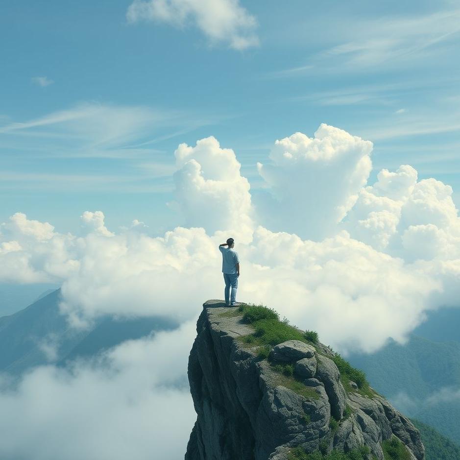 Dream : Oneself in a high place in a dream