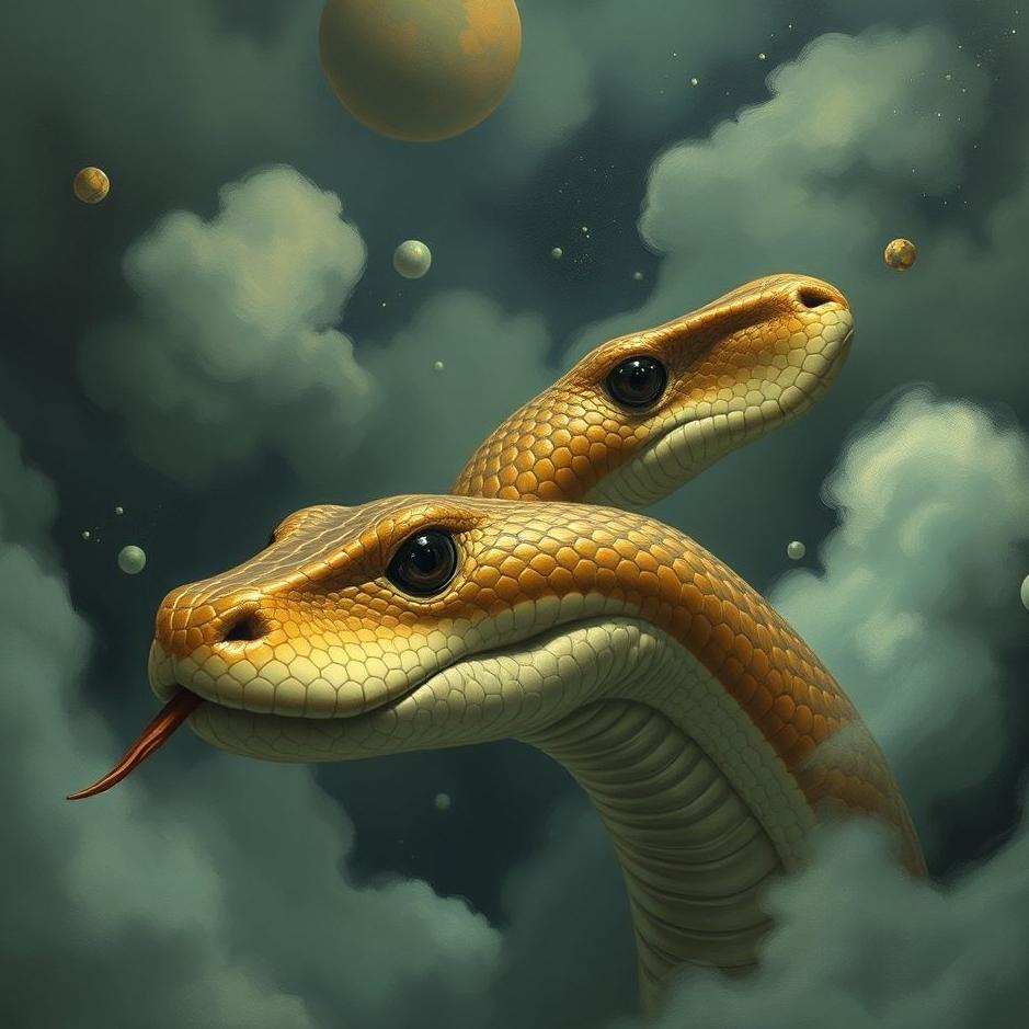Dream : Only a snake head in a dream