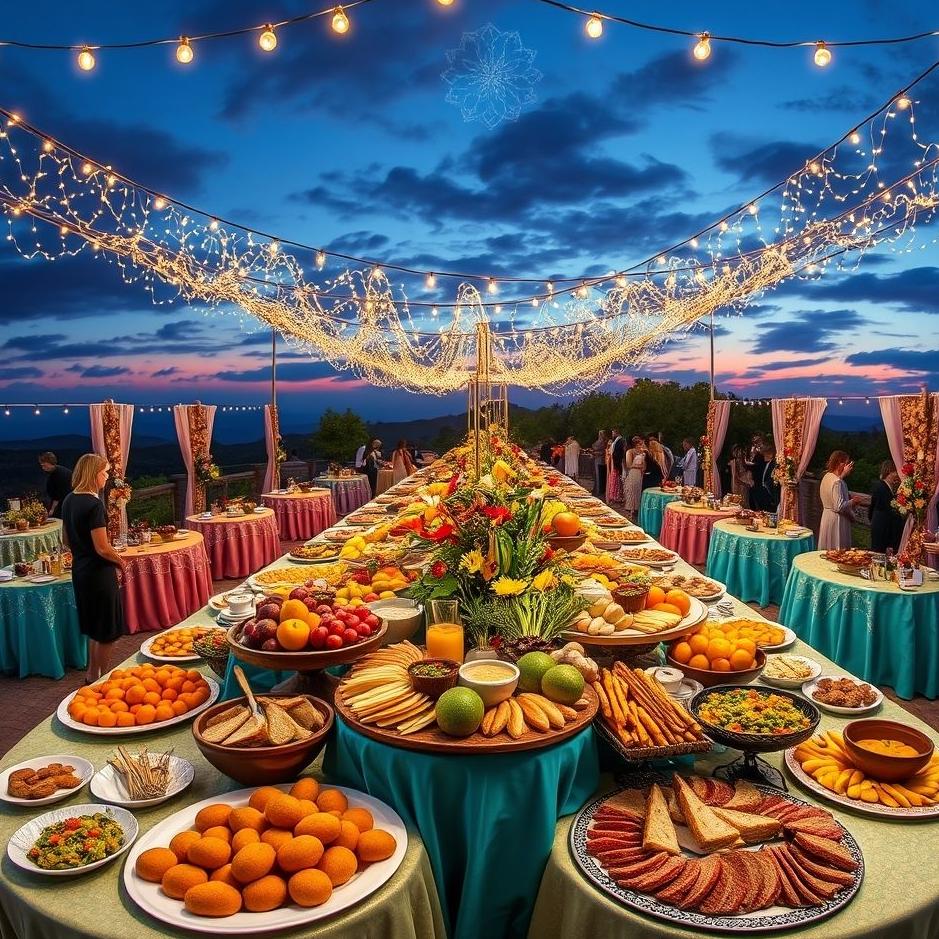 Dream : Open buffet dining in the dream