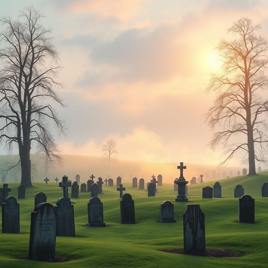 Dream : Open cemetery in a dream