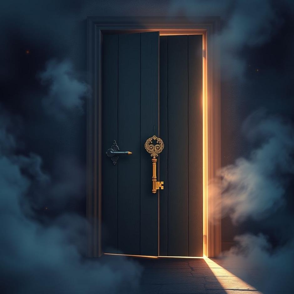 Dream : Open door with key in the dream