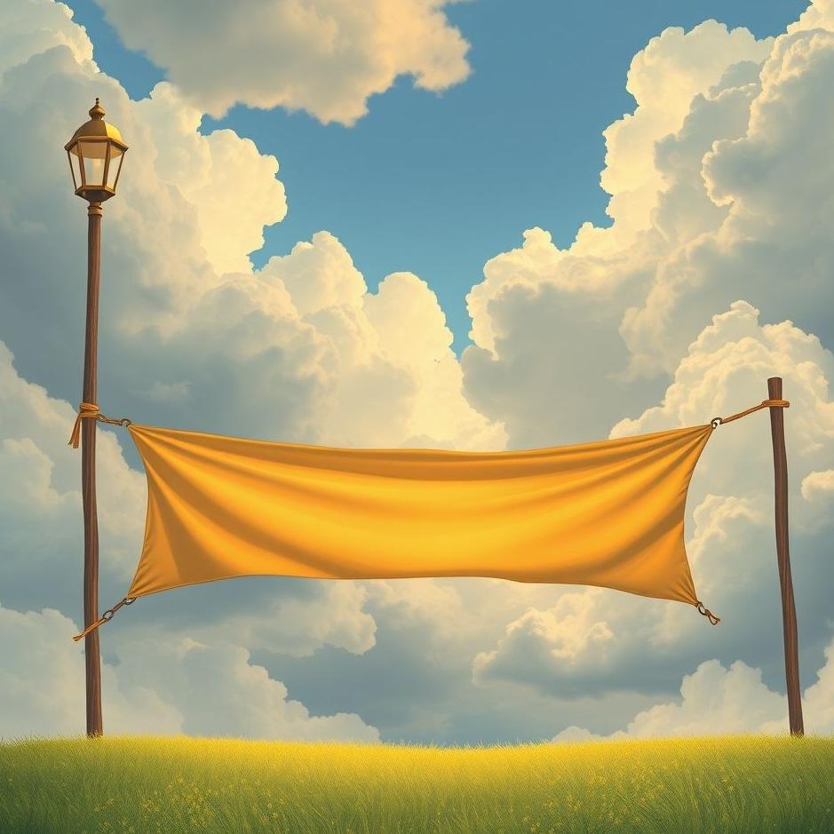 Dream : Opening a banner in a dream