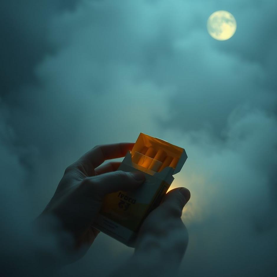 Dream : Opening a cigarette pack in a dream