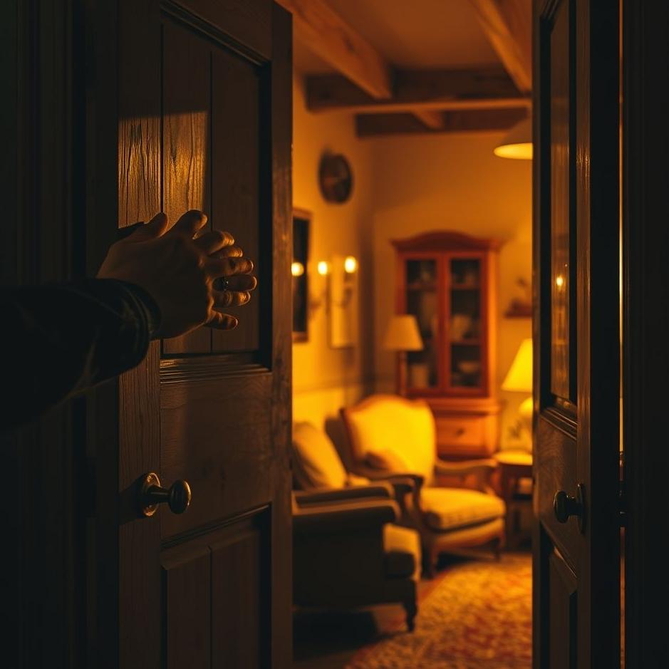 Dream : Opening a door and entering