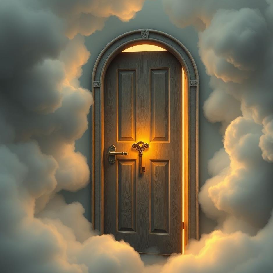 Dream : Opening a door with a key in a dream