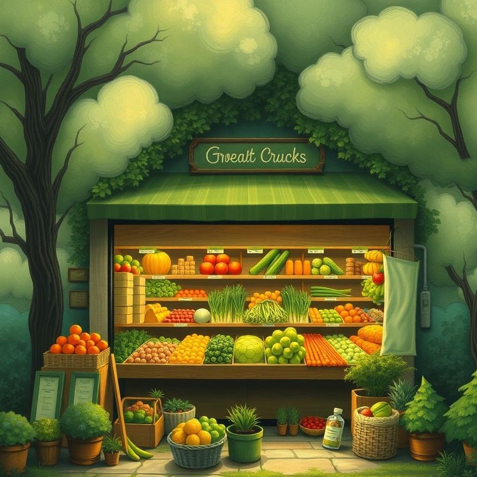 Dream : Opening a greengrocer's shop in a dream
