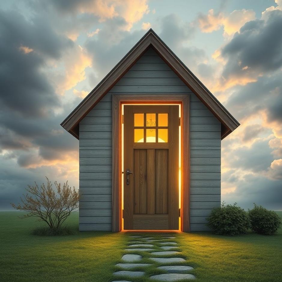 Dream : Opening a house door in a dream
