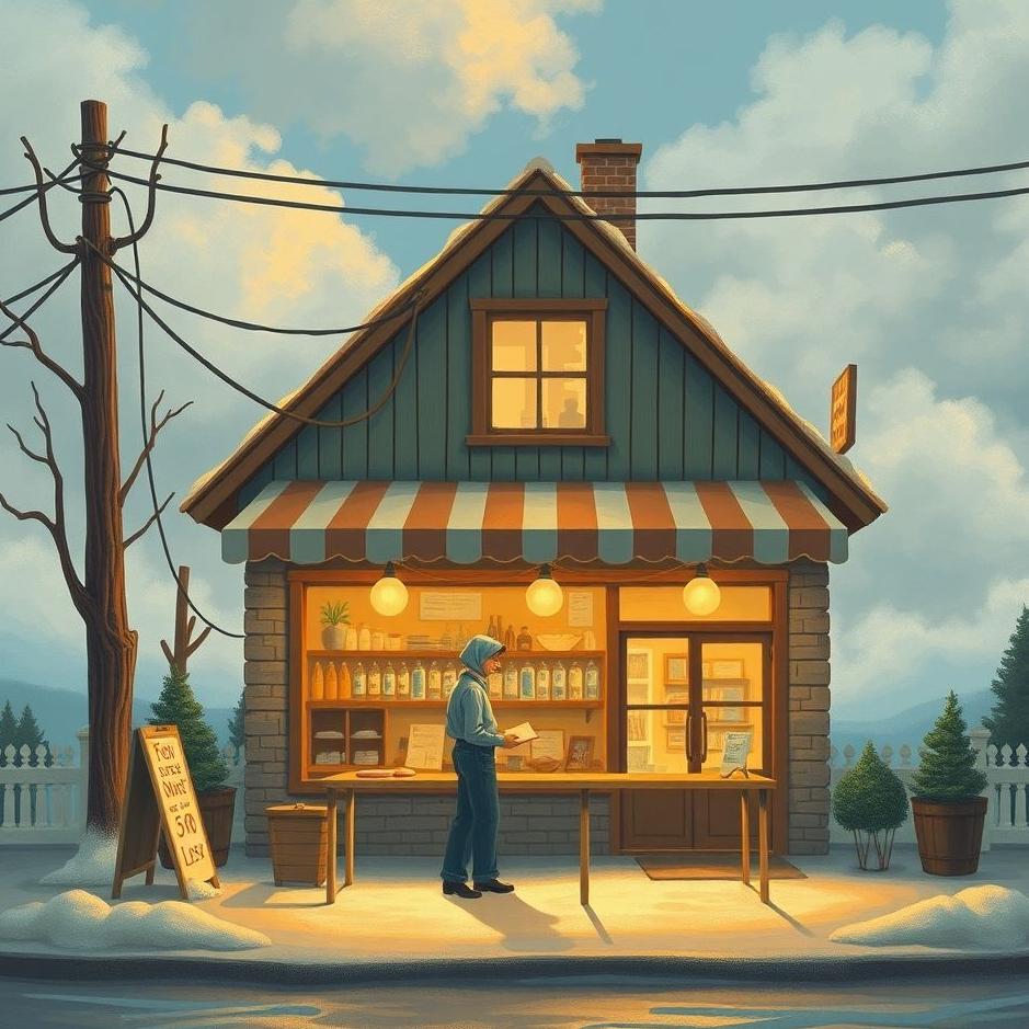 Dream : Opening a small shop in a dream