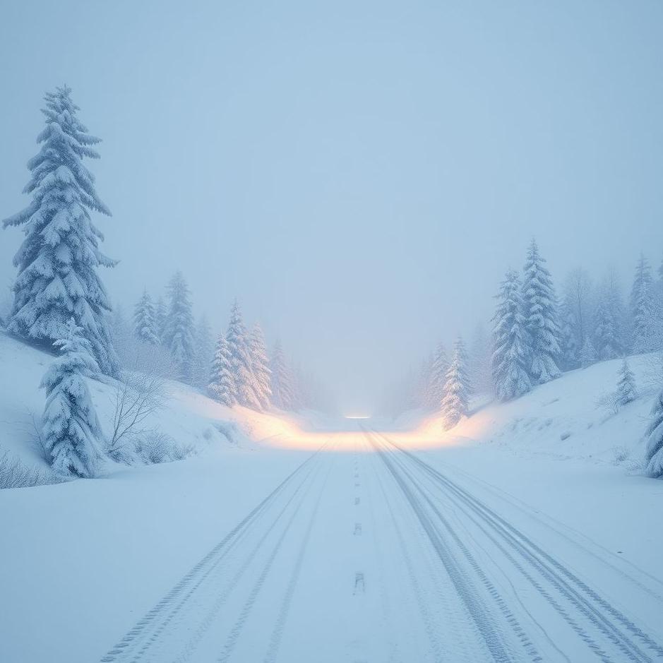 Dream : Opening a snowy road in a dream