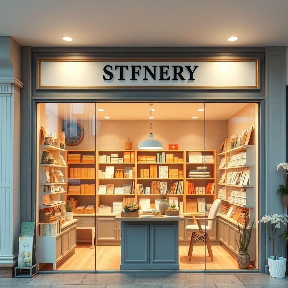 Dream : Opening a stationery store in a dream