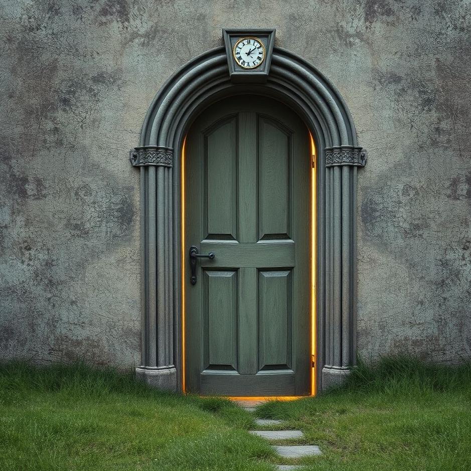 Dream : Opening an old door in a dream