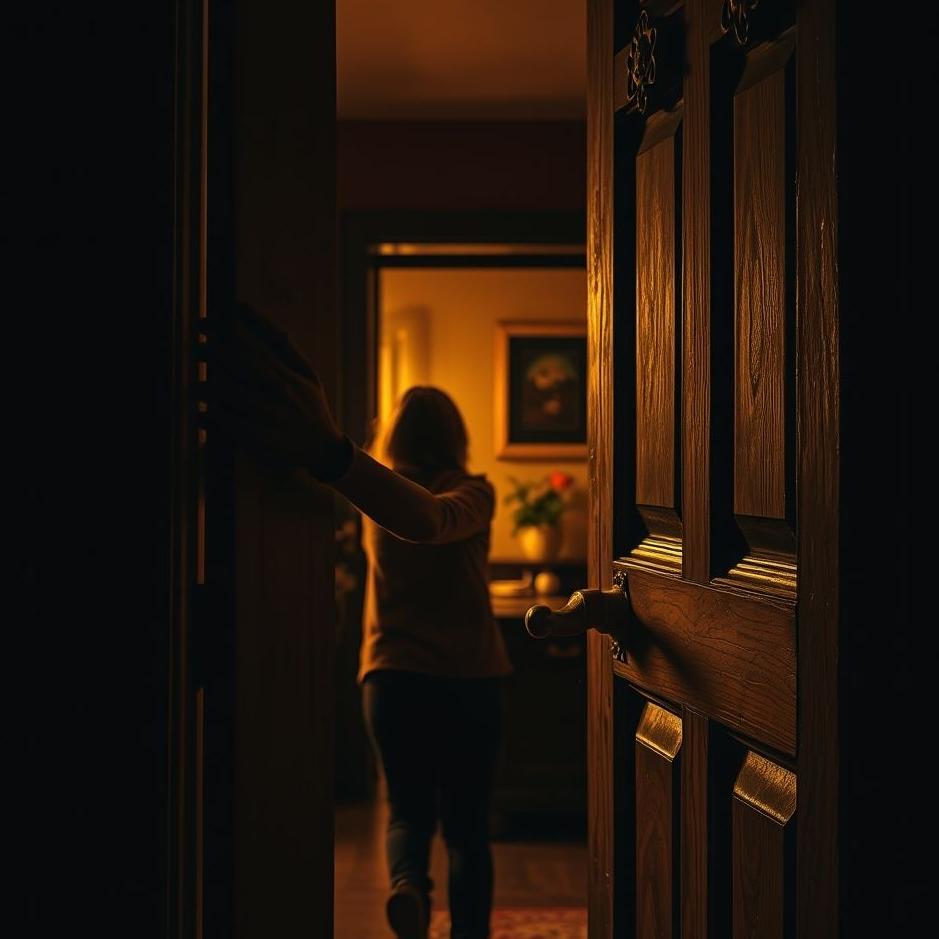 Dream : Opening and entering a door 