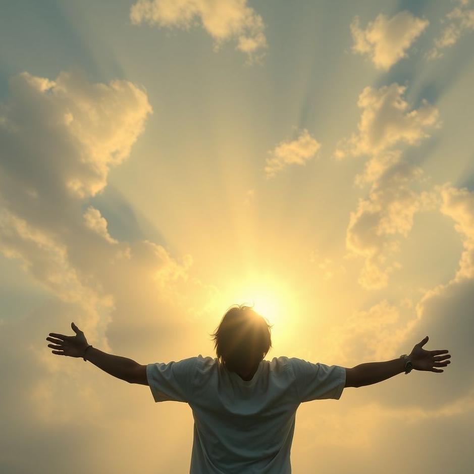 Dream : Opening one's arms in a dream