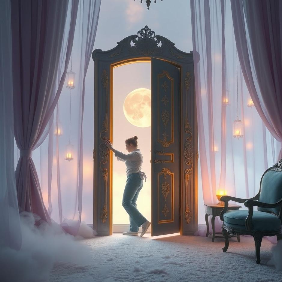 Dream : Opening the door of a room in a dream