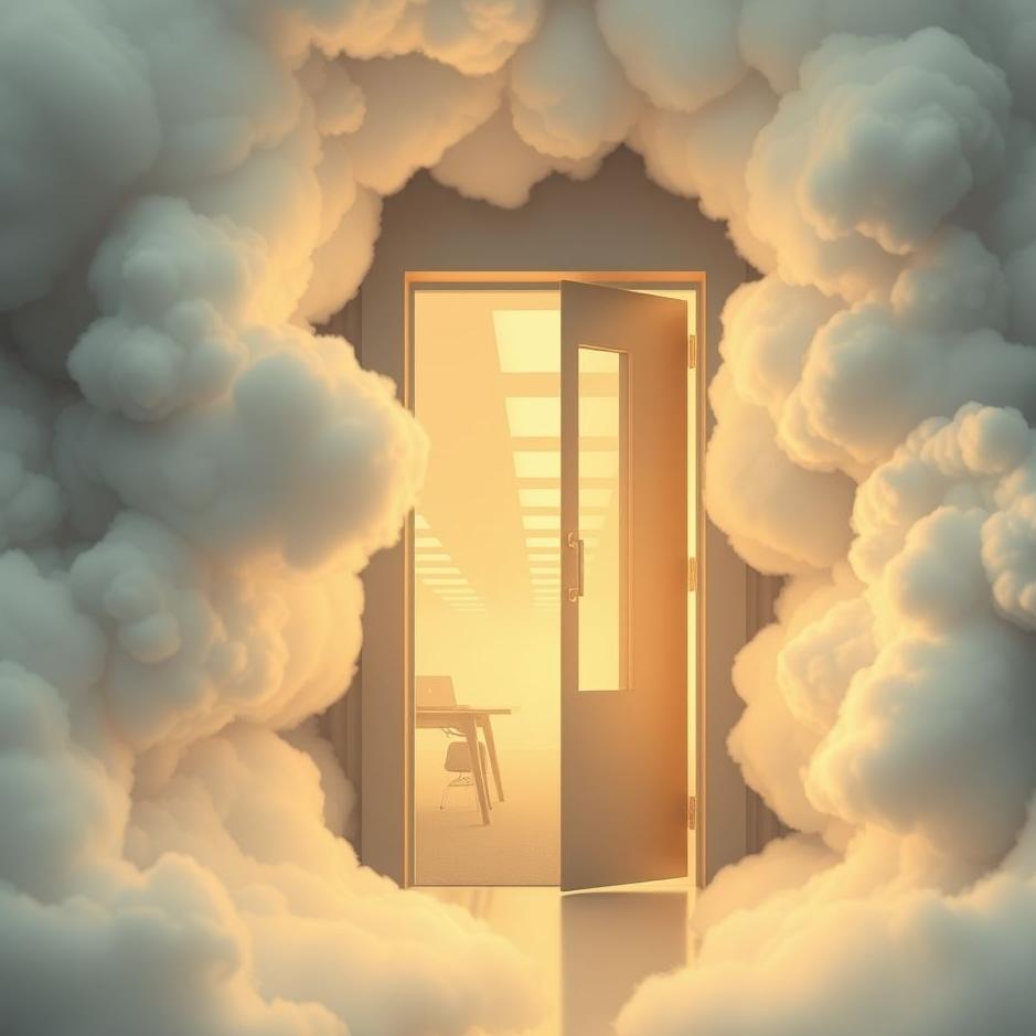 Dream : Opening the door of the workplace in a dream