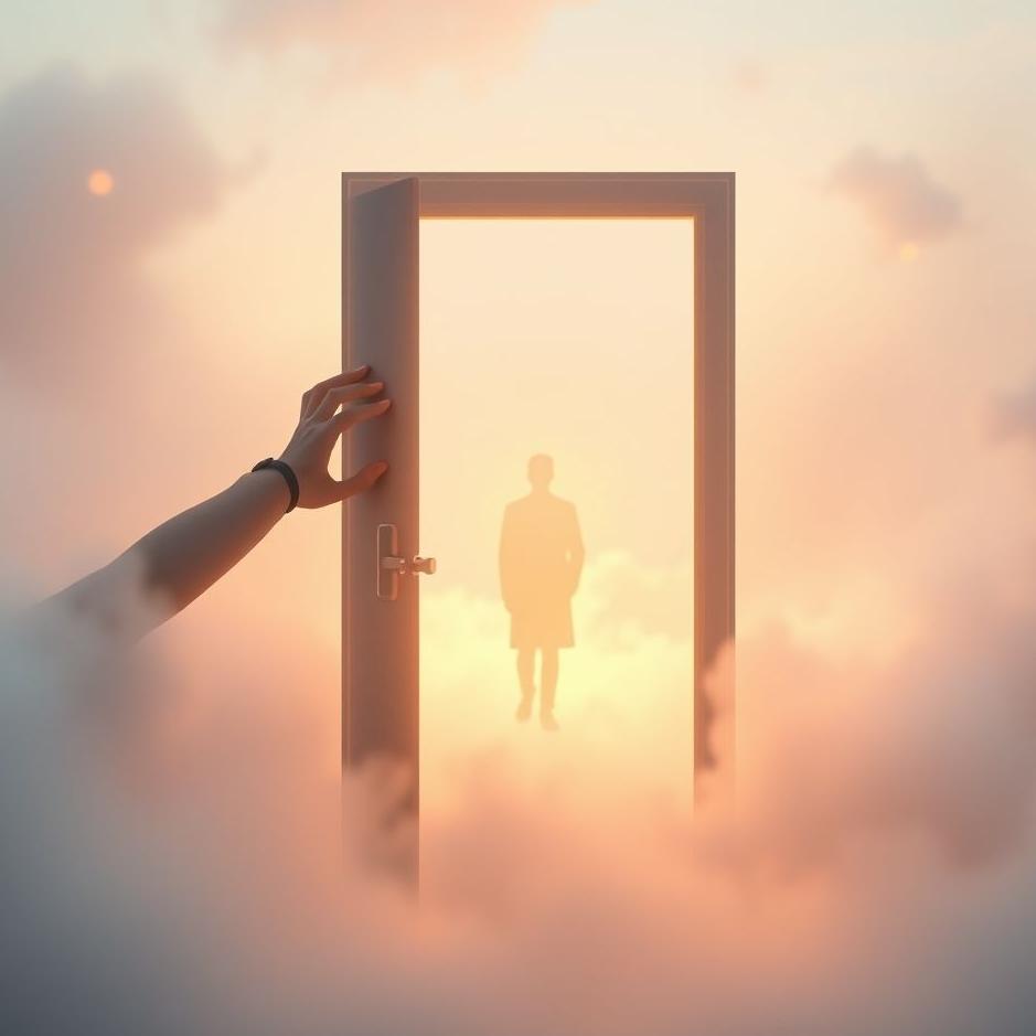 Dream : Opening the door to a guest in a dream