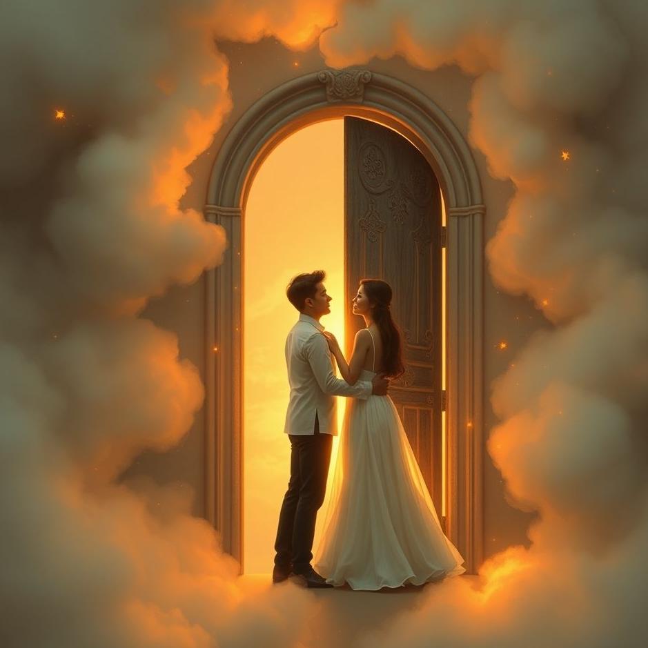 Dream : Opening the door to your lover in a dream