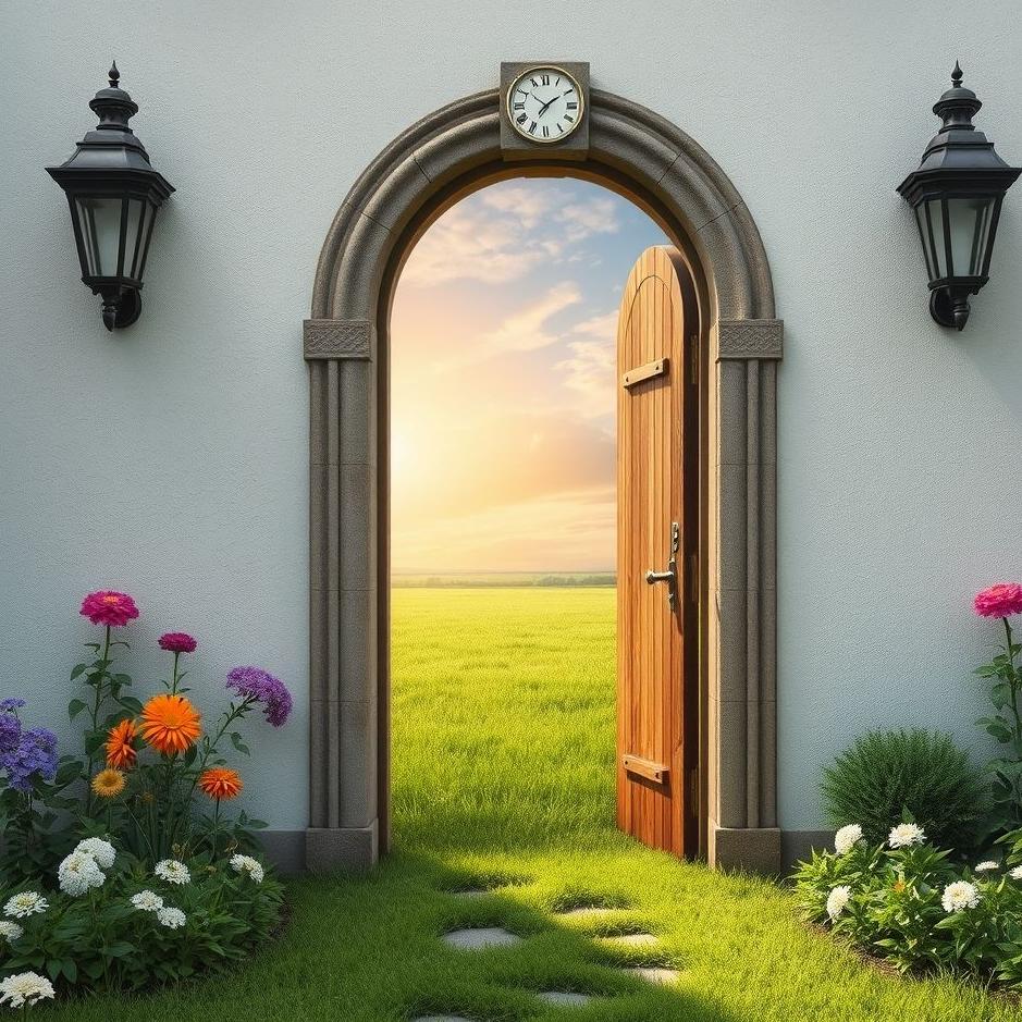Dream : Opening the garden door in the dream