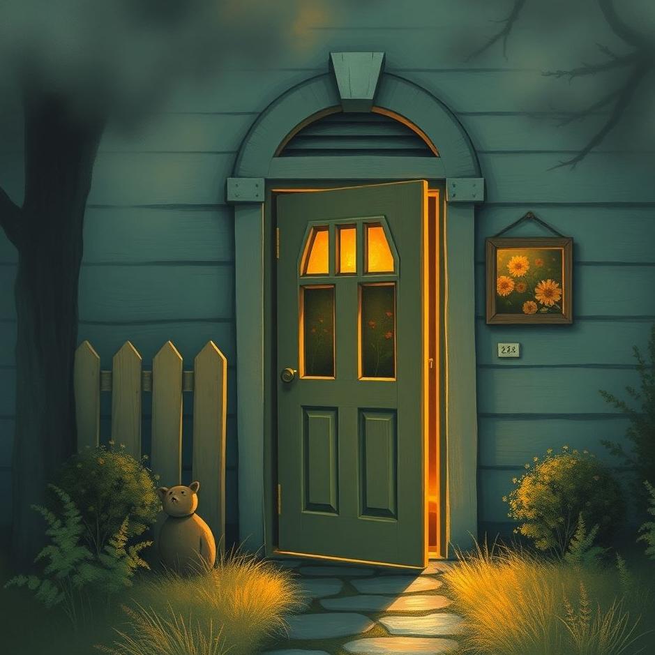 Dream : Opening the neighbor's door in a dream