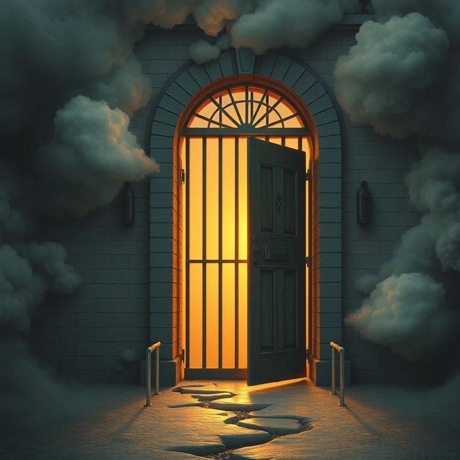 Dream : Opening the prison door in a dream