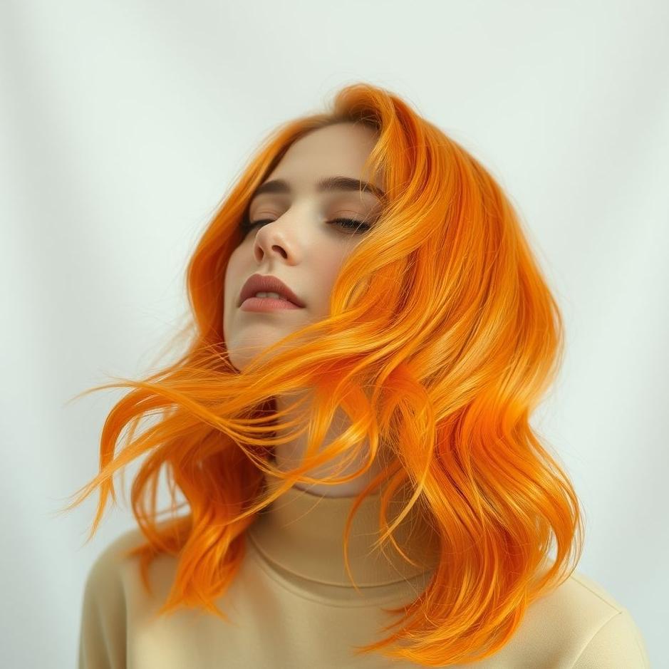 Dream : Orange hair dye in a dream