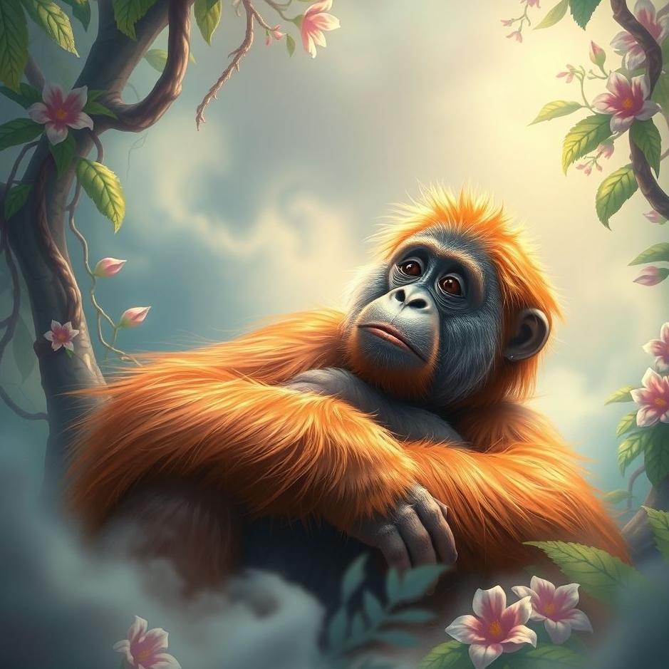 Dream : Orangutan in a dream