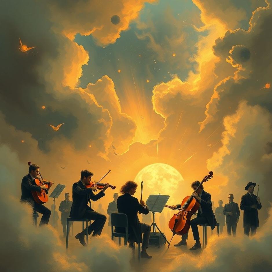 Dream : Orchestra playing in a dream