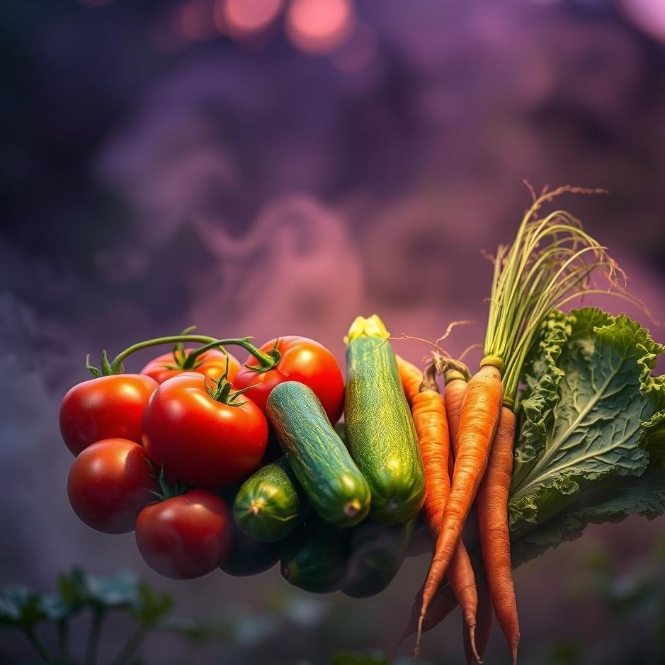 Dream : Organic vegetables in a dream
