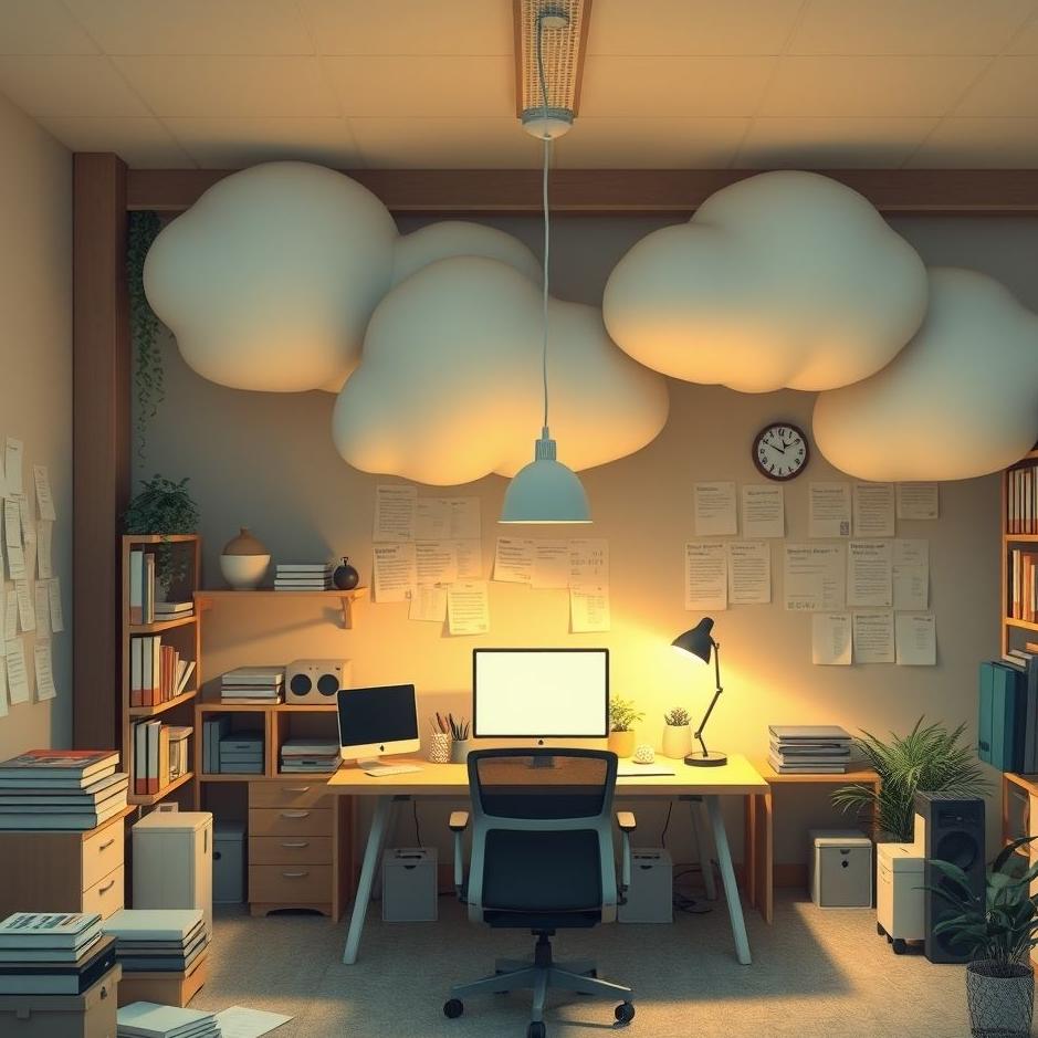 Dream : Organizeing a workplace in a dream