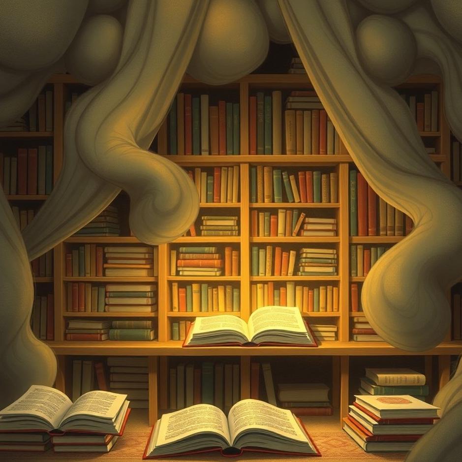 Dream : Organizing books in a dream