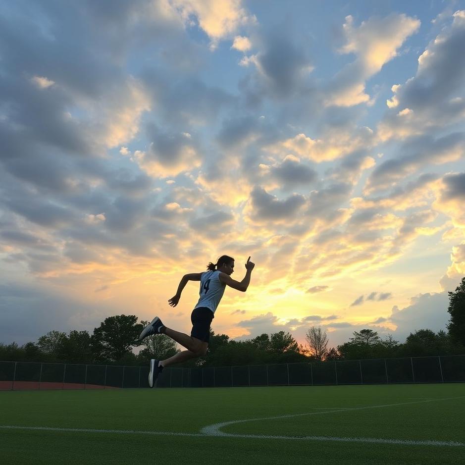 Dream : Out with athlete in the dream