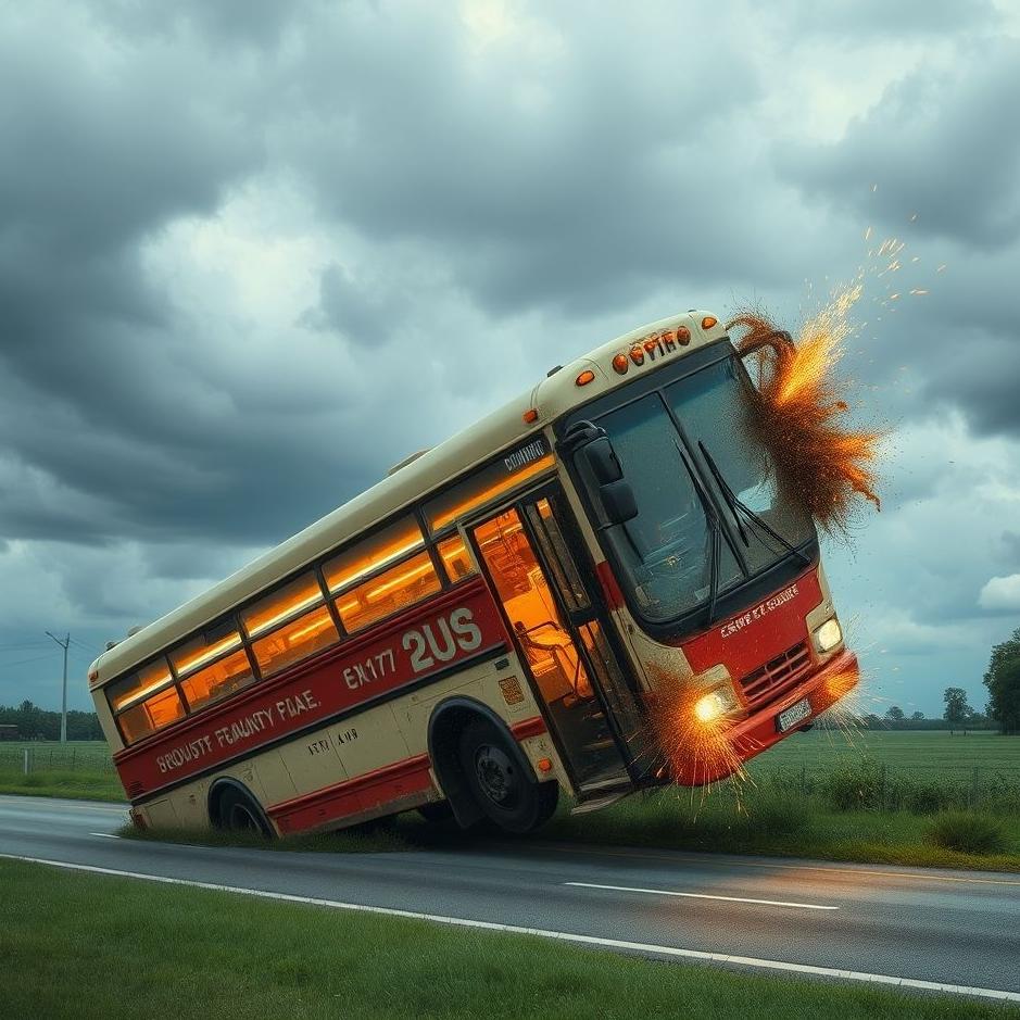 Dream : Overturning a bus in a dream
