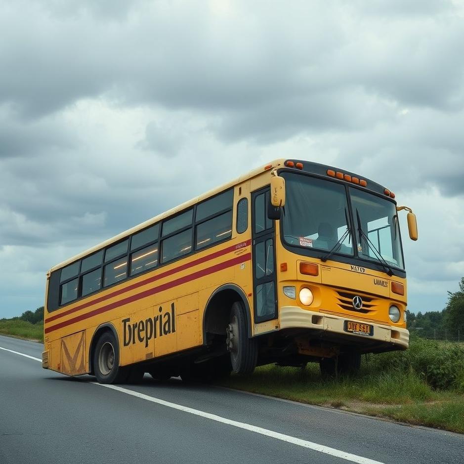 Dream : Overturning a minibus in a dream