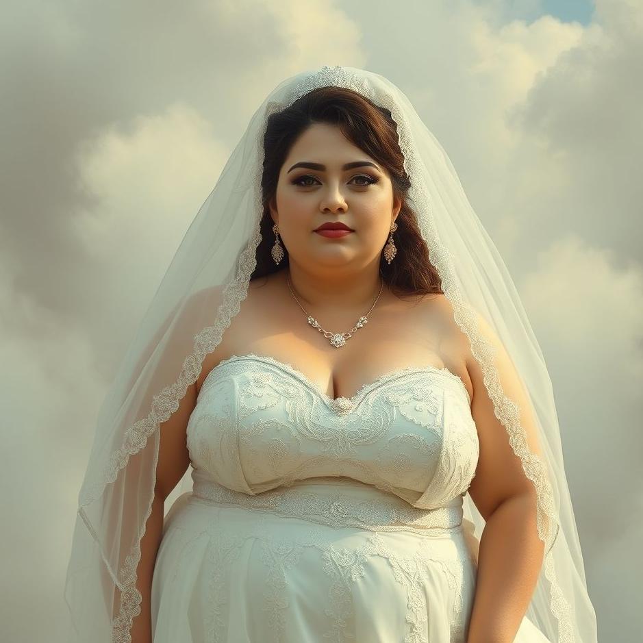 Dream : Overweight bride in a dream