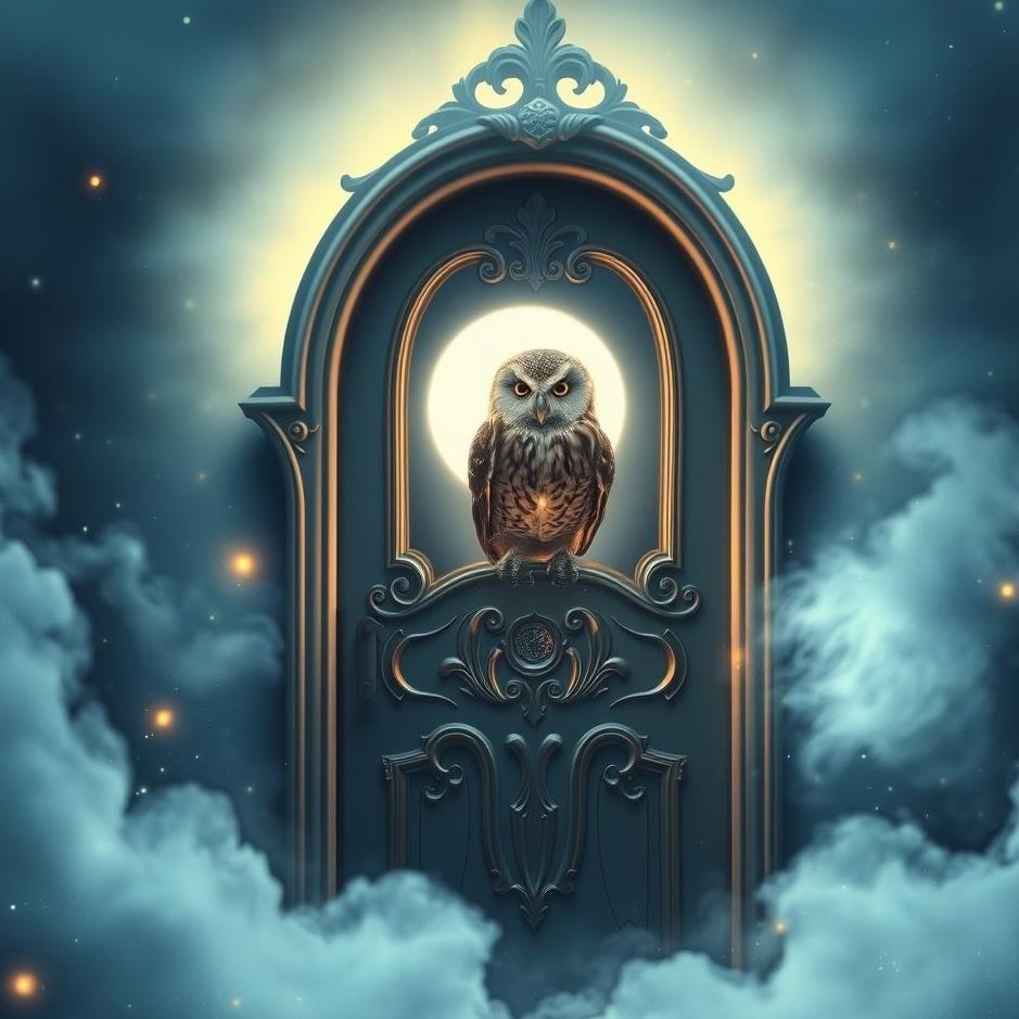 Dream : Owl at the door in a dream
