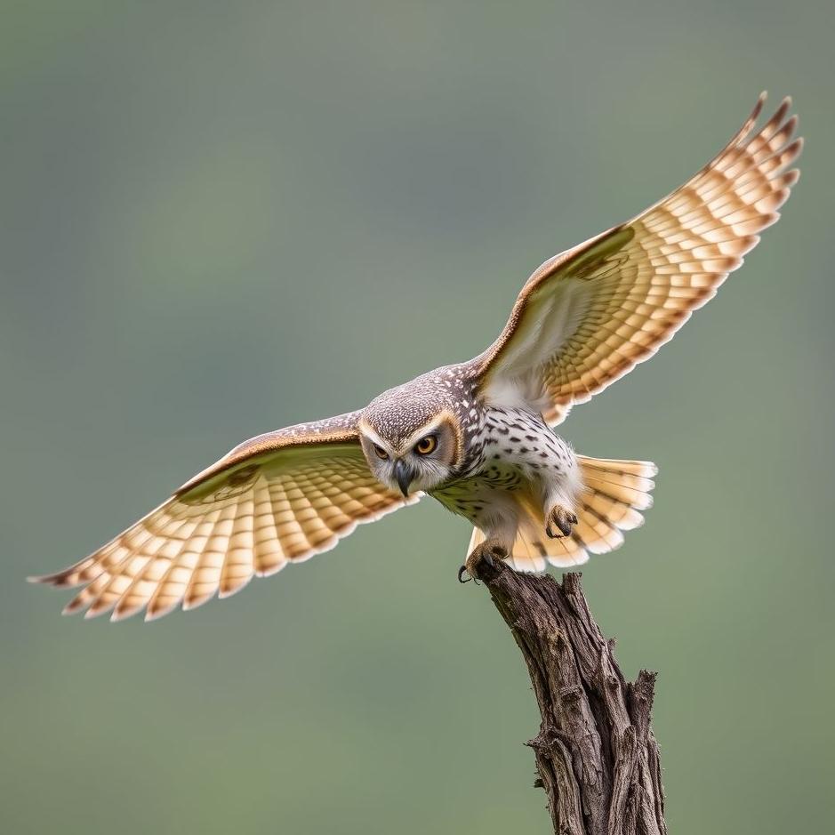 Dream : Owl landing on head 